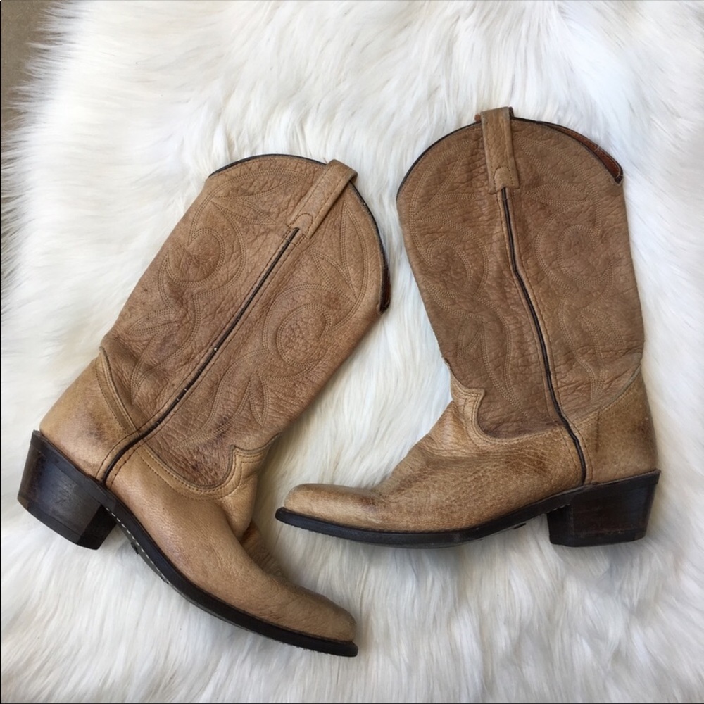 Dingo cowgirl cowboy tan boots
